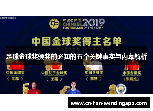 足球金球奖颁奖前必知的五个关键事实与内幕解析